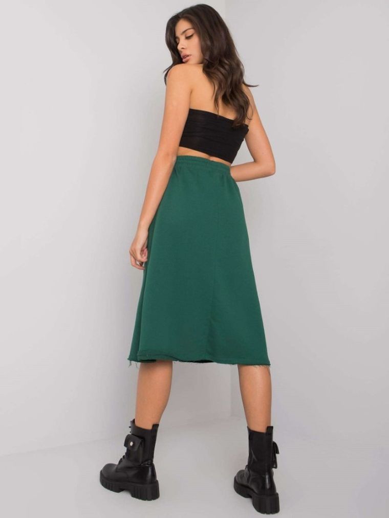 Spódnica damska, zielona, Basic Feel Good