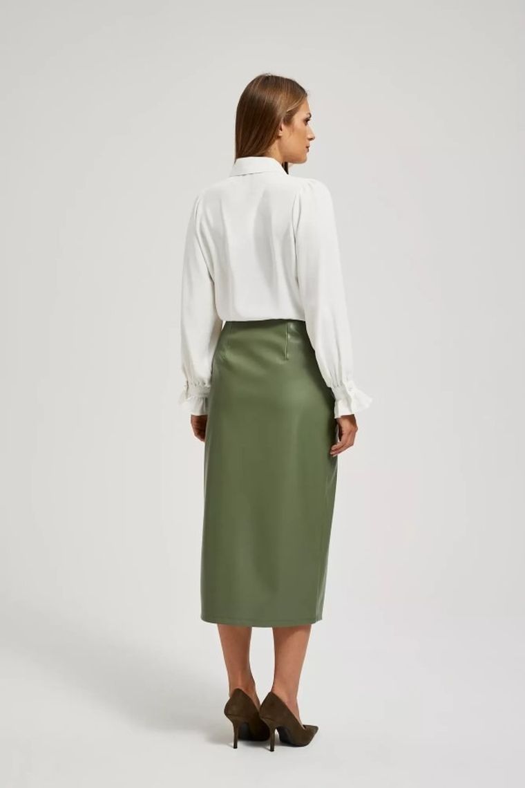 Spódnica damska, zielona, Moodo