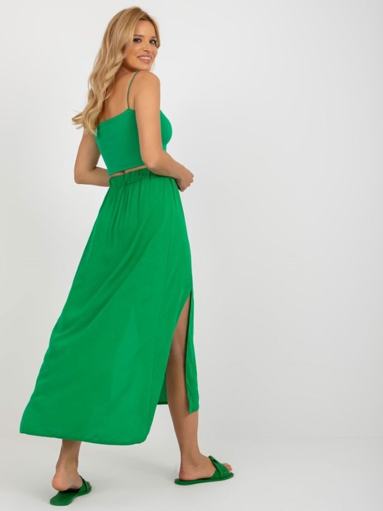 Spódnica damska, zielona, Rue Paris