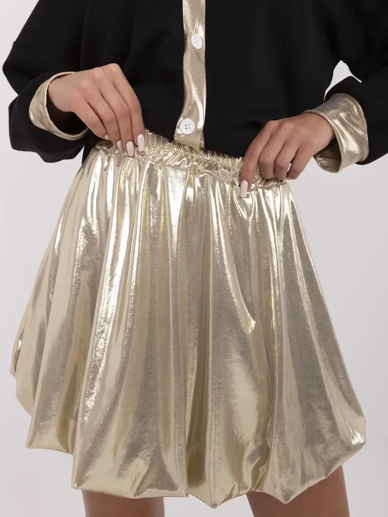 Spódnica damska, złota, Italy Moda