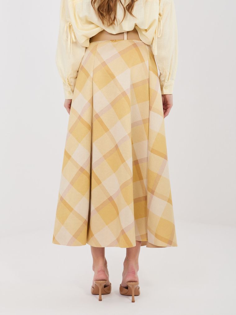 Spódnica damska, żółta, Italy Moda