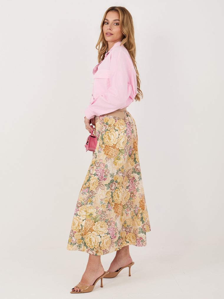 Spódnica damska, żółta, Italy Moda