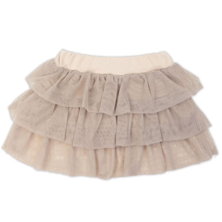 Spódnica dziewczęca, beżowa, Nicol