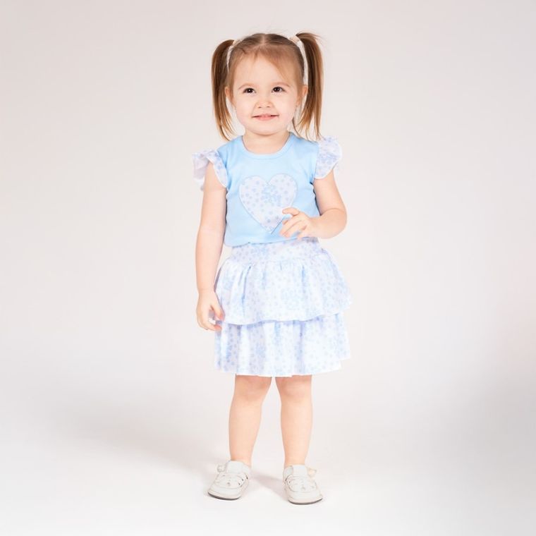 Spódnica dziewczęca, biała, Nicol