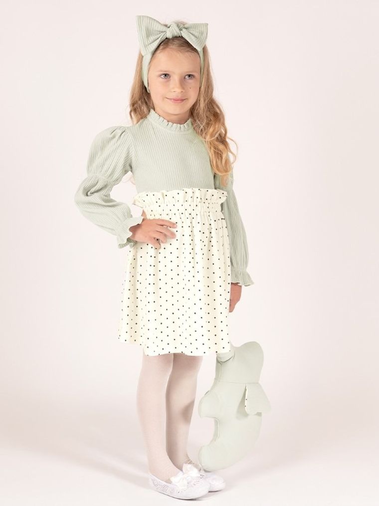 Spódnica dziewczęca, ecru, Nicol