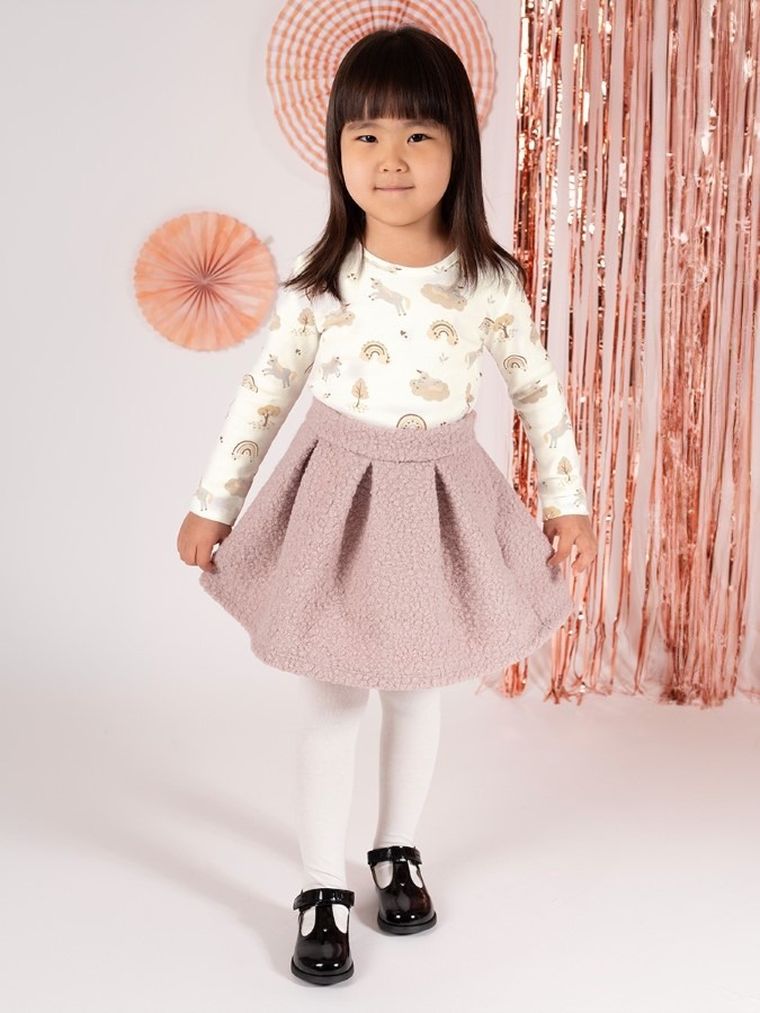 Spódnica dziewczęca, różowa, Nicol