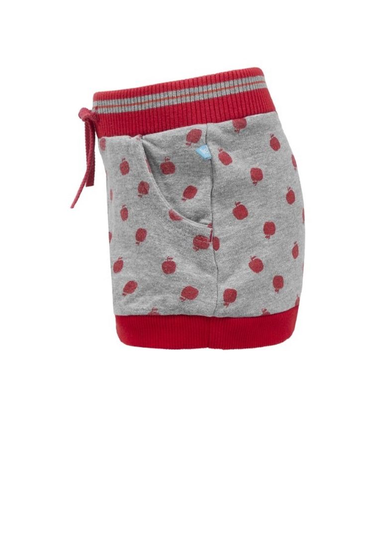 Spódnica dziewczęca, szaro-czerwona, Lief