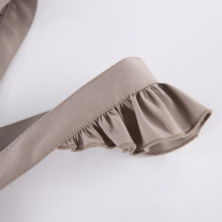 Spódnica ogrodniczka dziewczęca, beżowa, Eevi