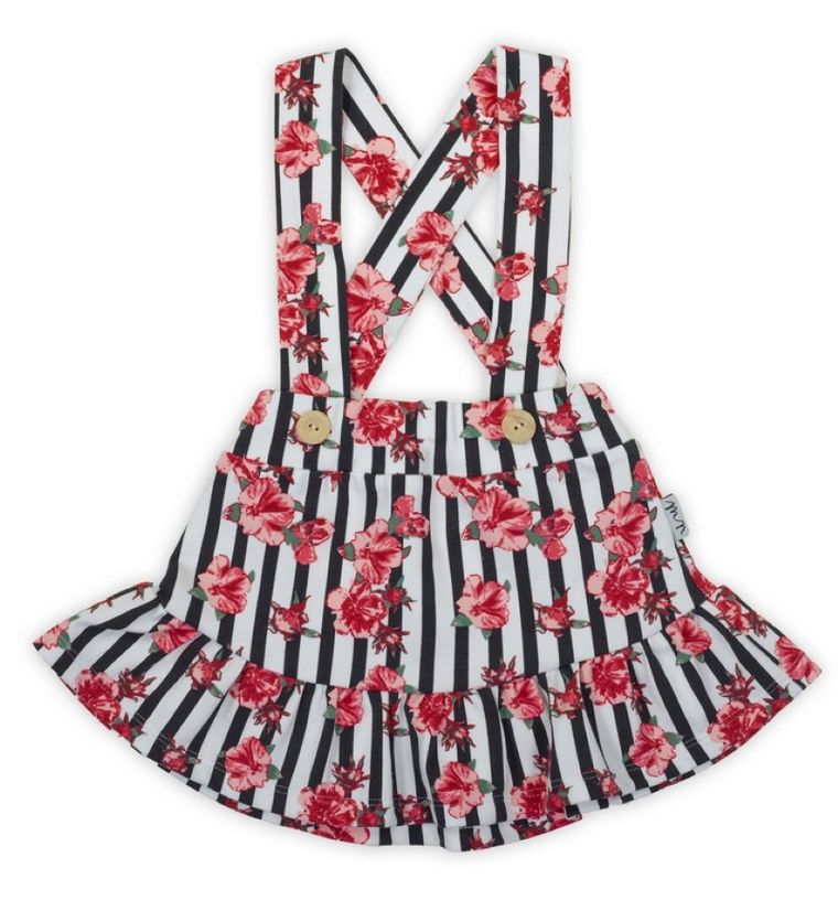 Spódnica ogrodniczka dziewczęca, mix, Nicol