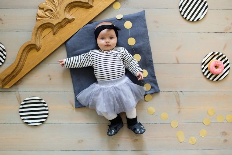 Spódnica tiulowa dziewczęca, szara, Happy Day, Pinokio