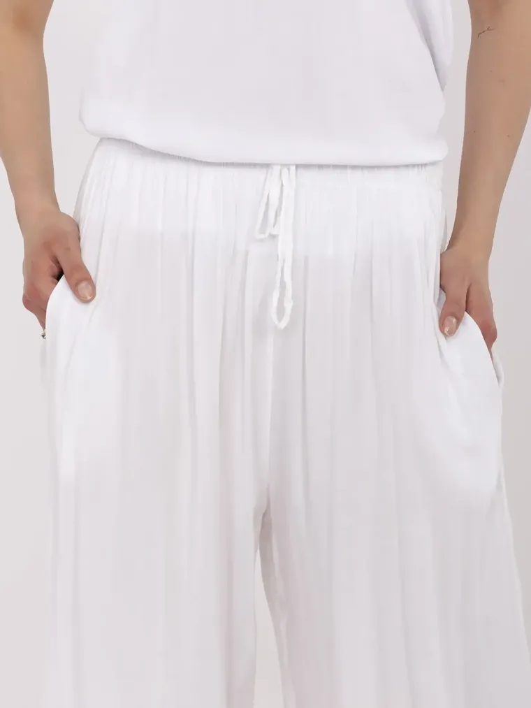 Spodnie damskie, białe, Italy Moda