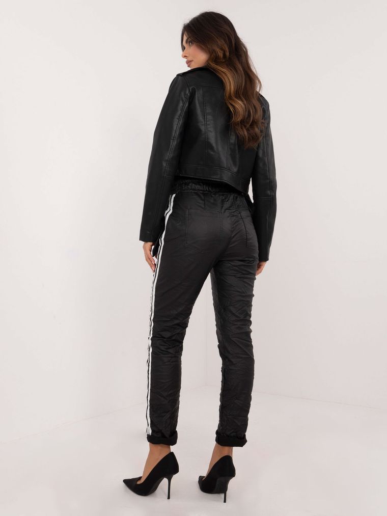 Spodnie damskie, czarne, Italy Moda