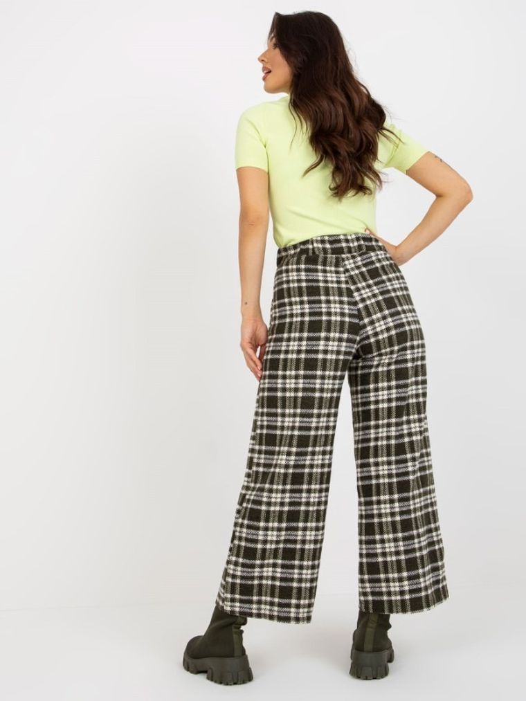 Spodnie damskie, khaki, Lakerta