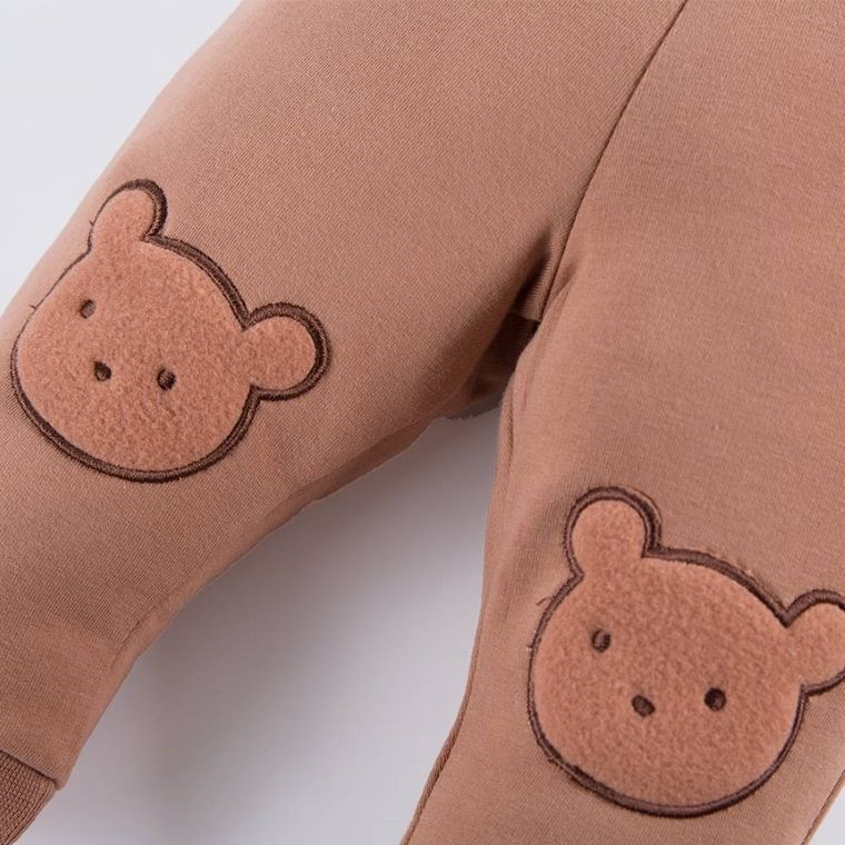 Spodnie dresowe chłopięce, beżowe, Eevi