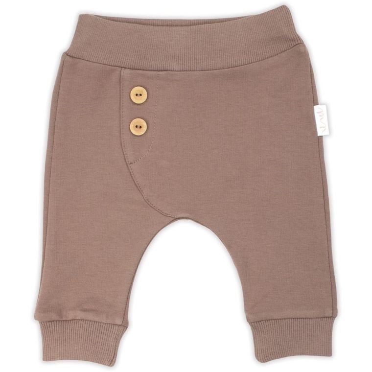 Spodnie dresowe chłopięce, brązowe, Nicol