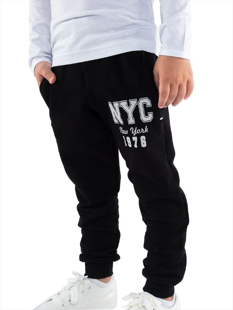 Spodnie dresowe chłopięce, czarne, Tup Tup