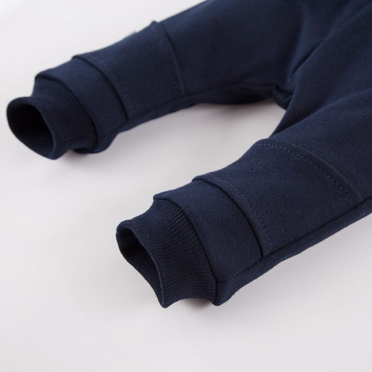 Spodnie dresowe chłopięce, granatowe, Eevi