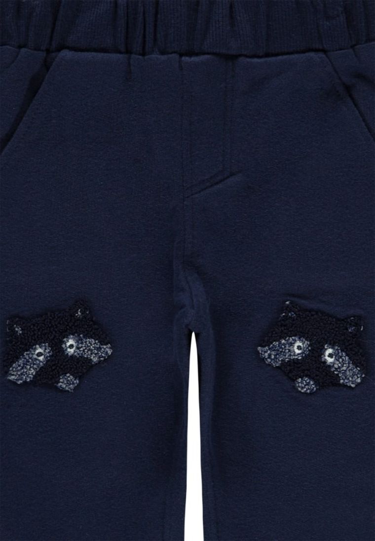 Spodnie dresowe chłopięce, granatowe, szopy, Tom Tailor