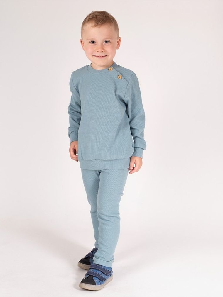 Spodnie dresowe chłopięce, niebieskie, Nicol