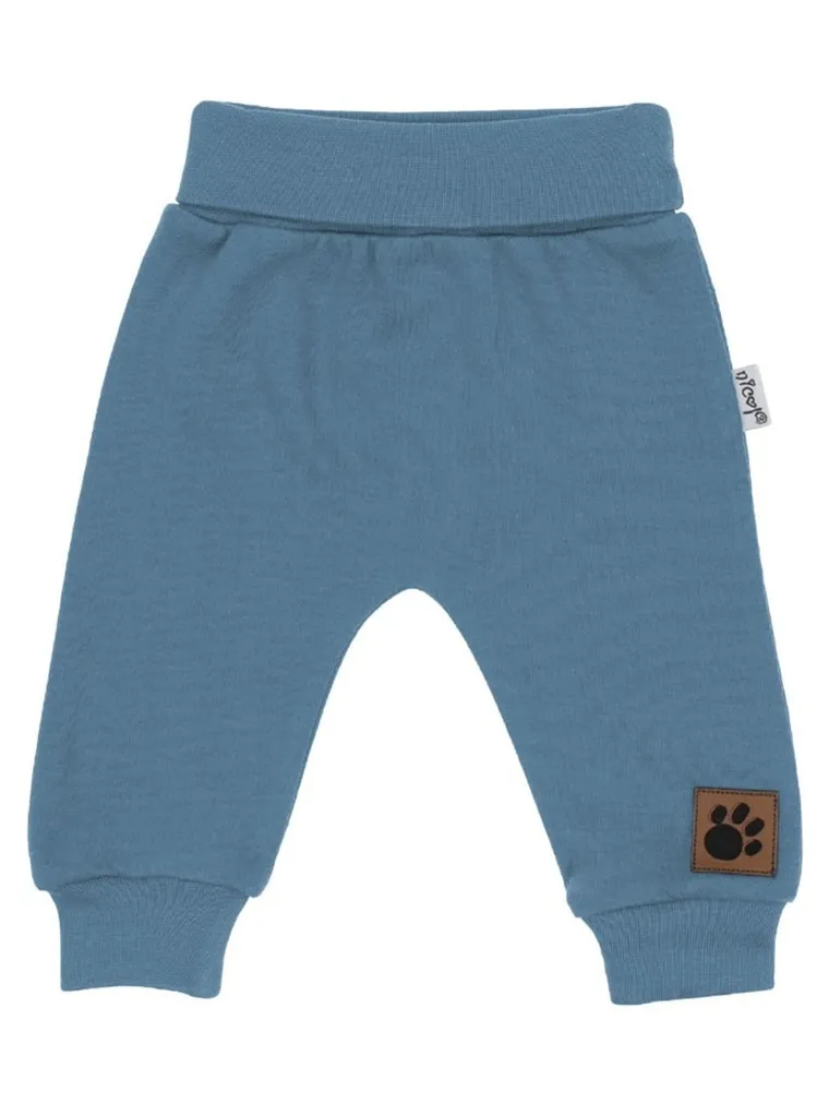 Spodnie dresowe chłopięce, niebieskie, Nicol