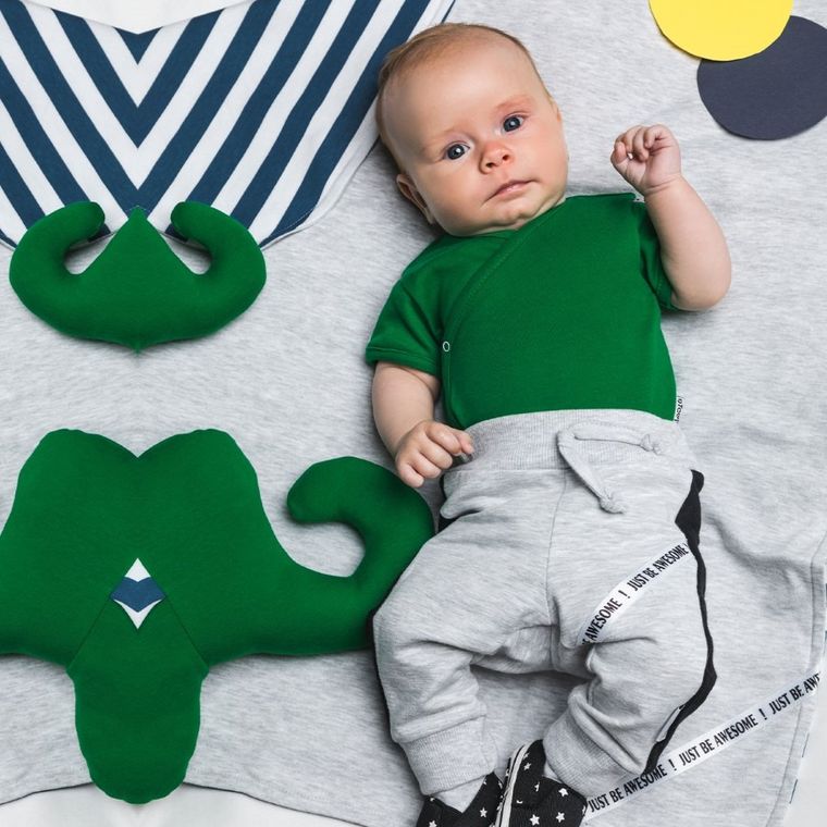 Spodnie dresowe chłopięce, szare, Nicol