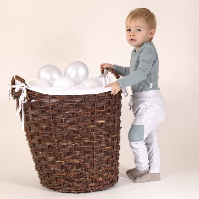 Spodnie dresowe chłopięce, szare, Nicol