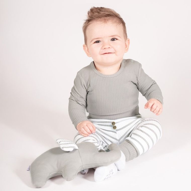 Spodnie dresowe chłopięce, szare, Nicol