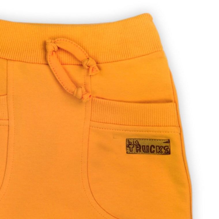 Spodnie dresowe chłopięce, żółte, Nicol