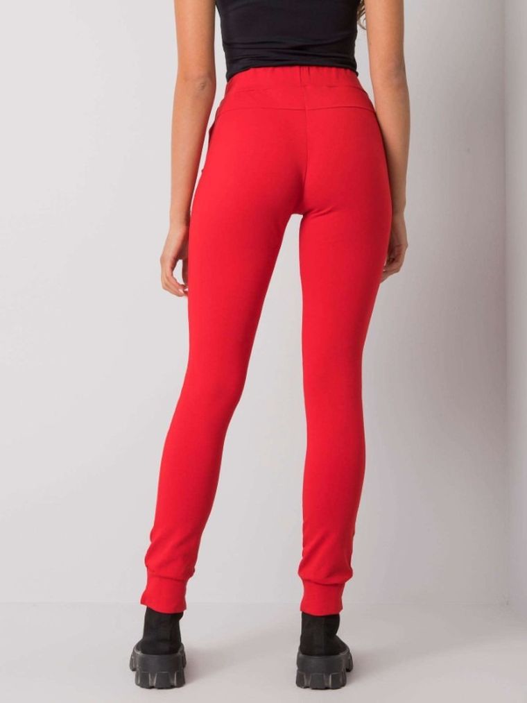 Spodnie dresowe damskie, czerwone, Relevance