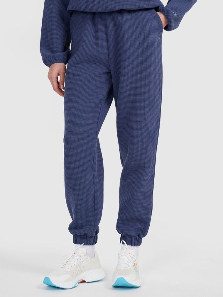 Spodnie dresowe damskie, granatowe, 4F