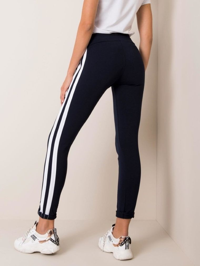 Spodnie dresowe damskie, granatowe, Basic Feel Good