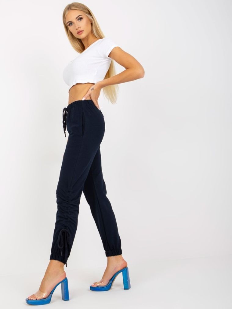 Spodnie dresowe damskie, granatowe, Relevance