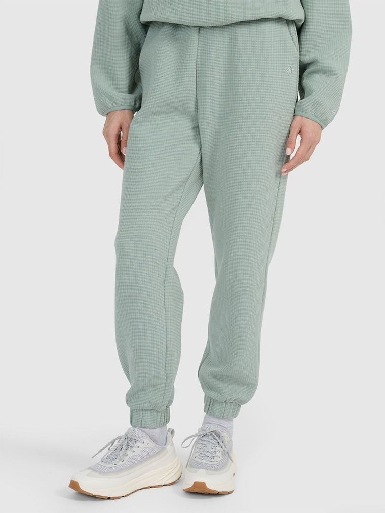 Spodnie dresowe damskie, miętowe, 4F