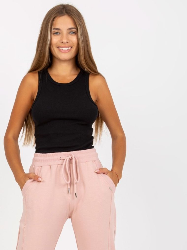 Spodnie dresowe damskie, różowe, Relevance