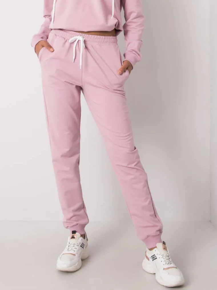 Spodnie dresowe damskie, różowe, Sublevel