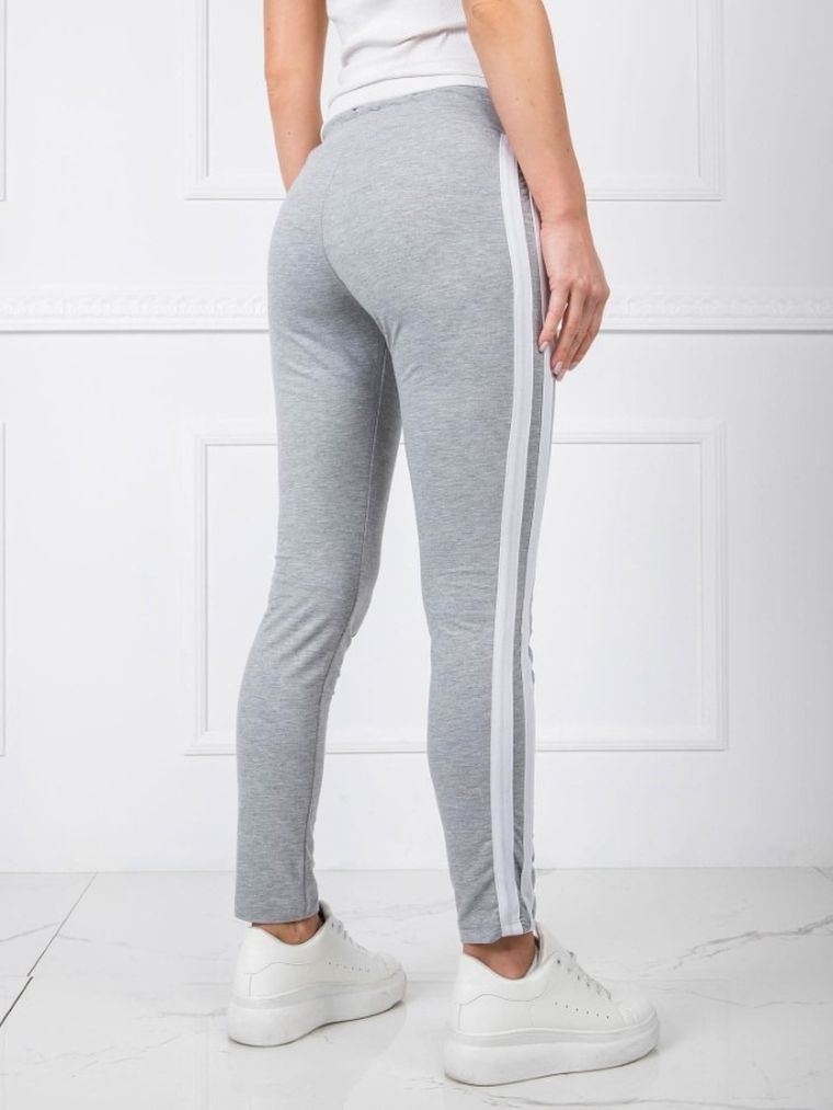 Spodnie dresowe damskie, szare, Basic Feel Good