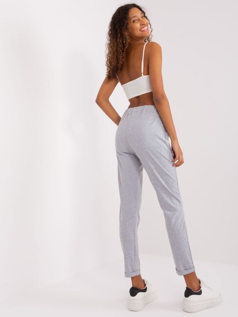 Spodnie dresowe damskie, szare, Relevance