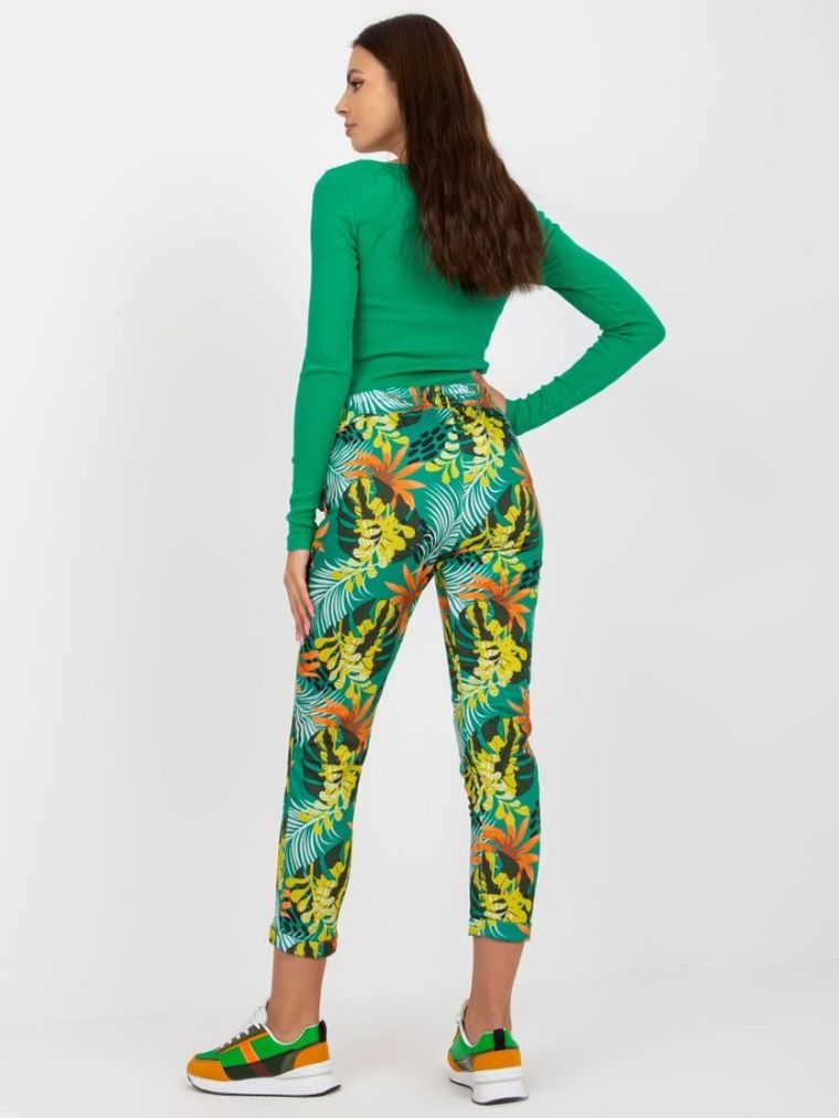 Spodnie dresowe damskie, zielone, Relevance