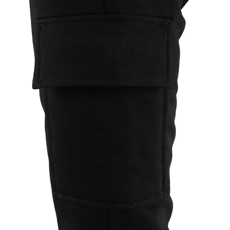 Spodnie dresowe dziecięce, bojówki, czarne, Tup Tup