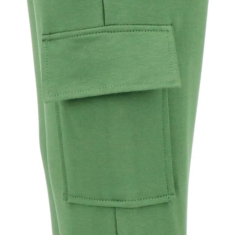 Spodnie dresowe dziecięce, bojówki, zielone, Tup Tup