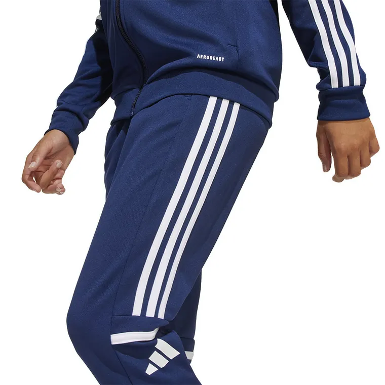 Spodnie dresowe dziecięce, niebieskie, Adidas Squadra