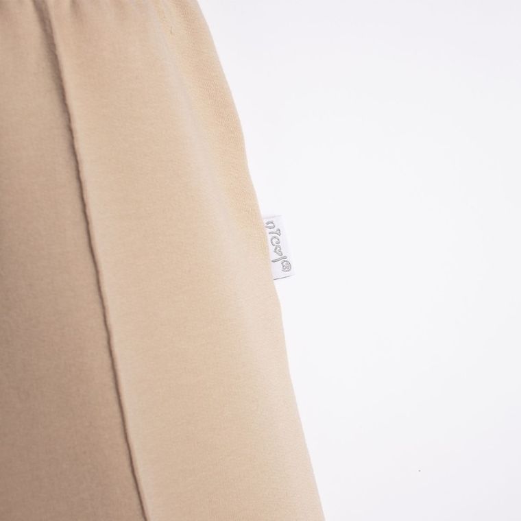 Spodnie dresowe dziewczęce, beżowe, Nicol