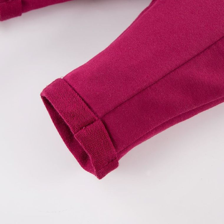 Spodnie dresowe dziewczęce, bordowe, Eevi