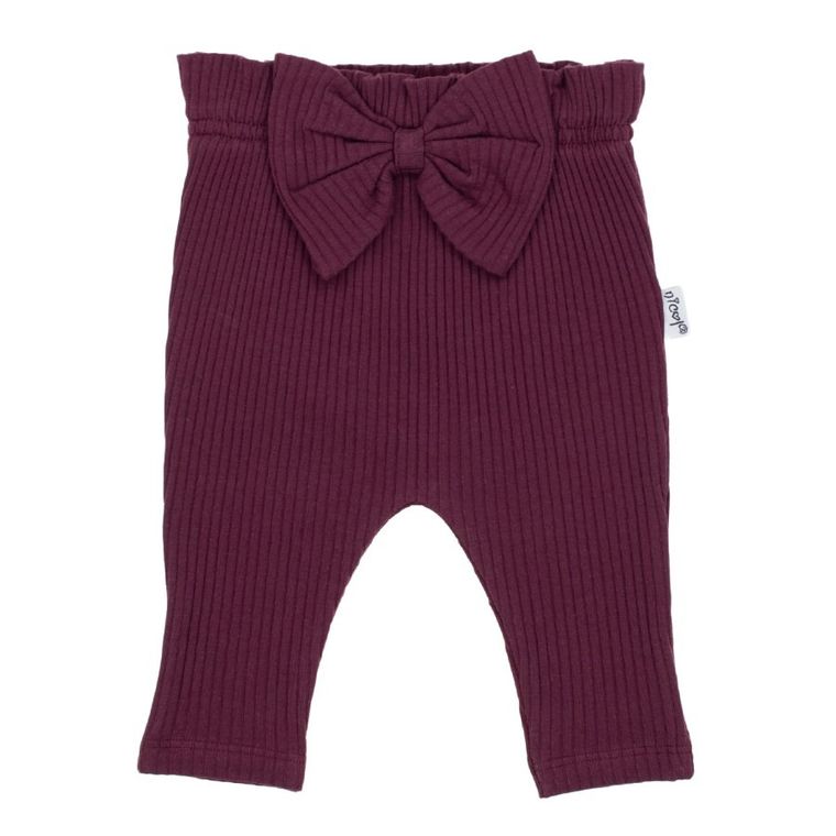 Spodnie dresowe dziewczęce, bordowe, Nicol