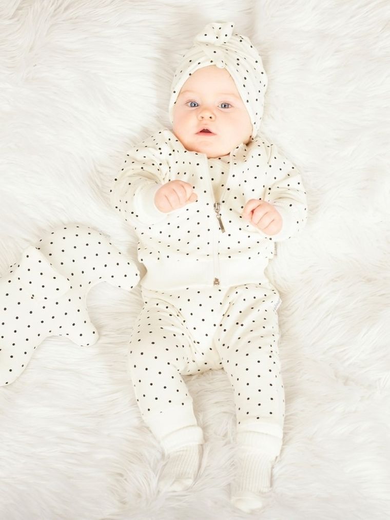 Spodnie dresowe dziewczęce, ecru, Nicol