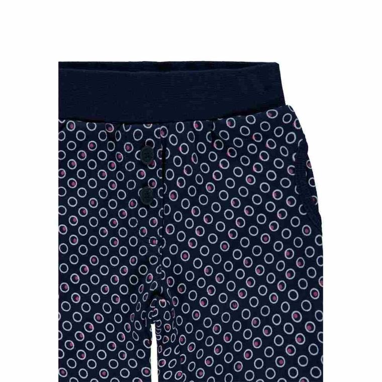 Spodnie dresowe dziewczęce, granatowe, Kanz