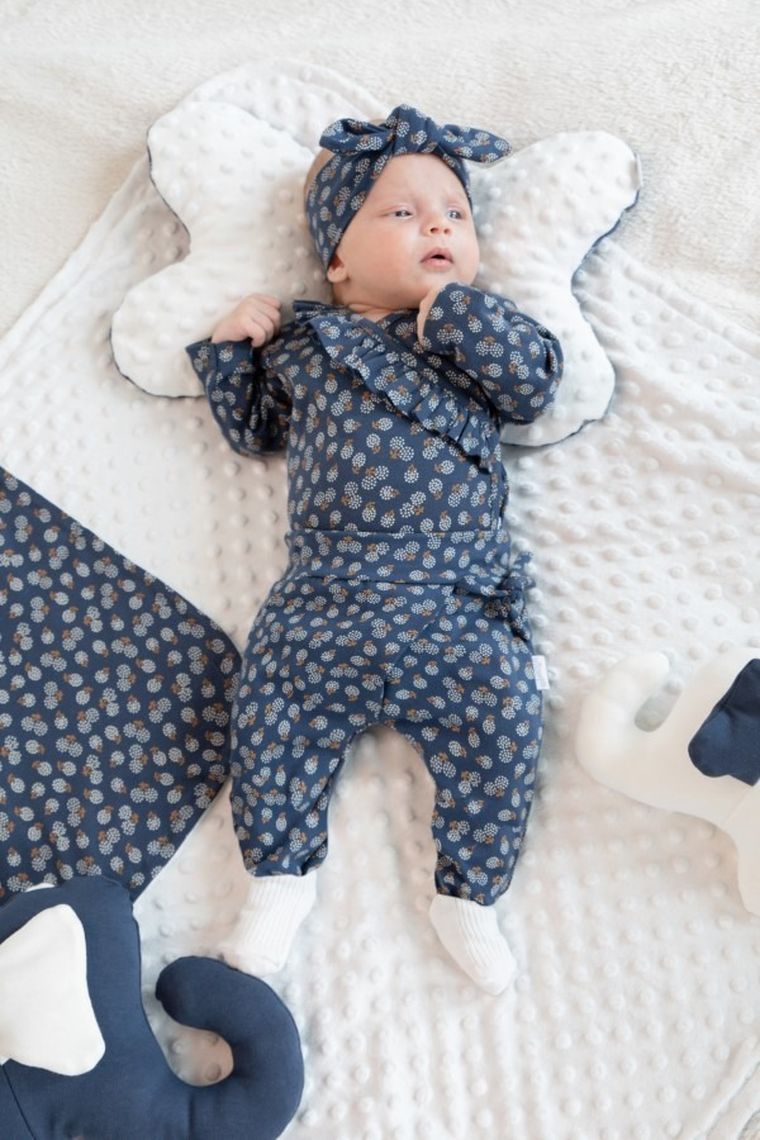 Spodnie dresowe dziewczęce, granatowe, Nicol