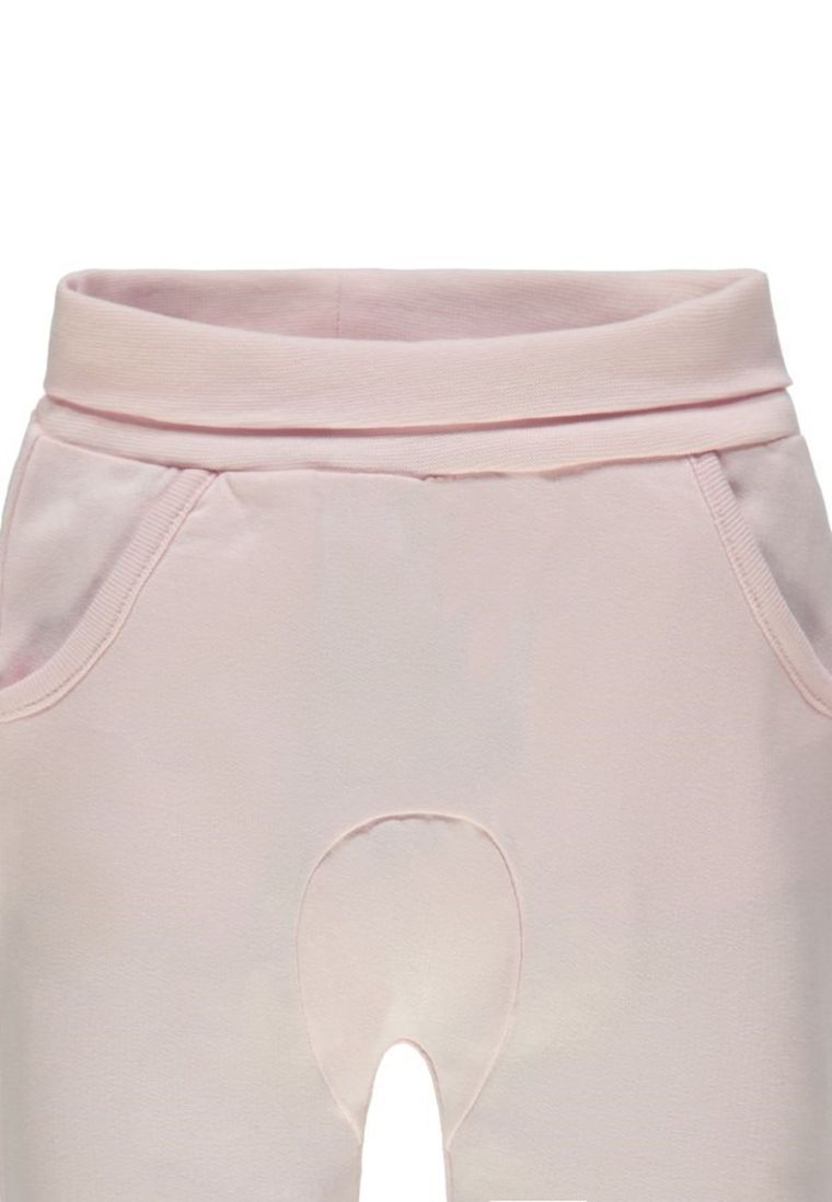 Spodnie dresowe dziewczęce, jasnoróżowe, Kanz