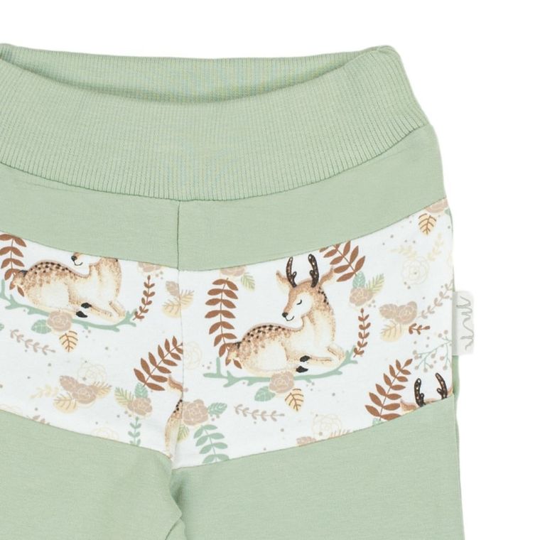 Spodnie dresowe dziewczęce, jasnozielone, Nicol