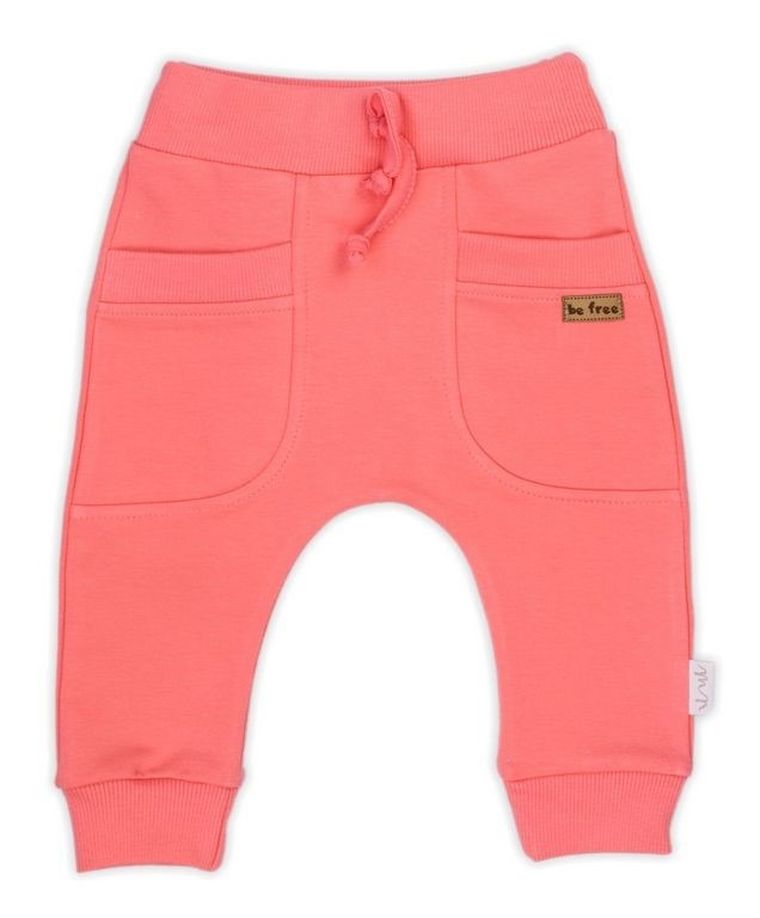 Spodnie dresowe dziewczęce, koralowe, Nicol